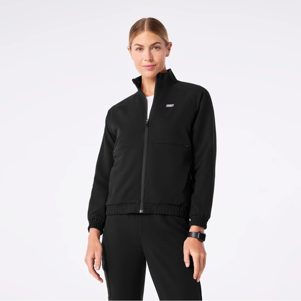 Figs Sydney scrub jacket. Size XL. Black
